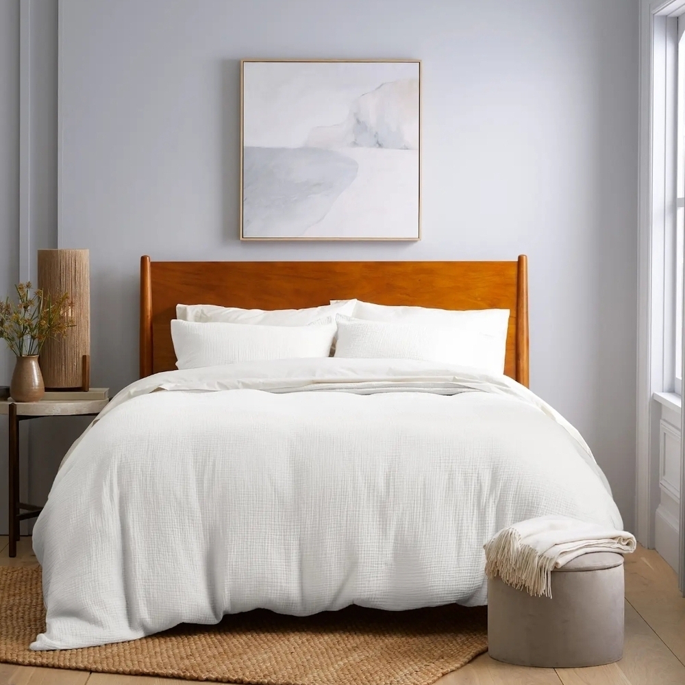 Quince Classic White Duvet Cover Set